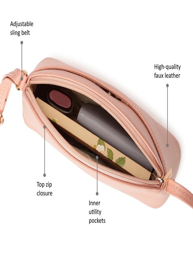 Fastrack Solid Structured Sling Bag for Women, Girls and Ladies | Quick Access Pocket | Made of Premium PU Material | Ladies Purse Handbag | Slings for Casual Carry - Image 3